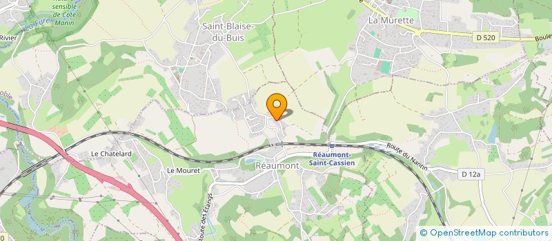 localisation de l'entreprise SCI MARJOR  REAUMONT