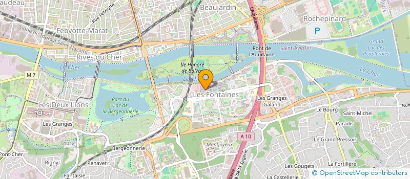 localisation de l'entreprise SCI MARJORIC  TOURS