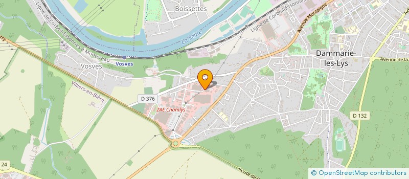 localisation de l'entreprise SCI MARJORIE à DAMMARIE-LES-LYS