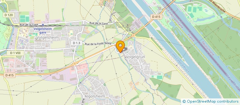 localisation de l'entreprise SCI MARJORIE  VOLGELSHEIM