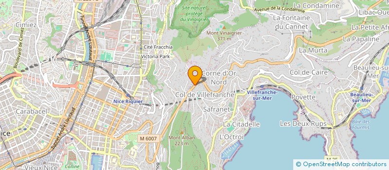 localisation de l'entreprise SCI MARJORIE LYNN à VILLEFRANCHE-SUR-MER