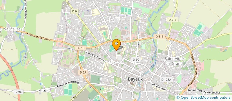 localisation de l'entreprise SCI MARJUBEN  BAYEUX