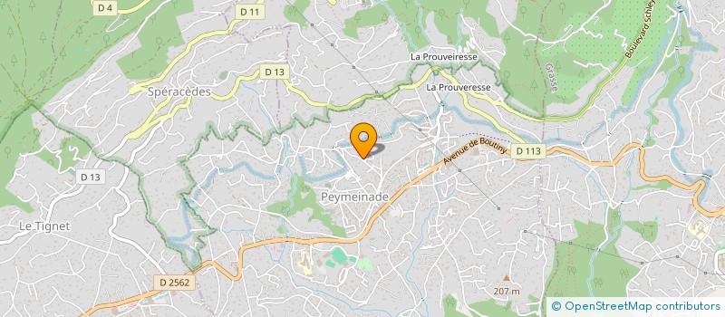 localisation de l'entreprise SCI MARJUL  PEYMEINADE