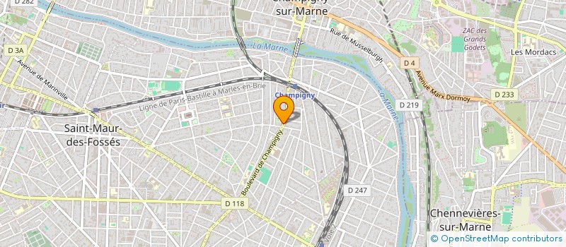 localisation de l'entreprise SCI MARJUMI à SAINT-MAUR-DES-FOSSES