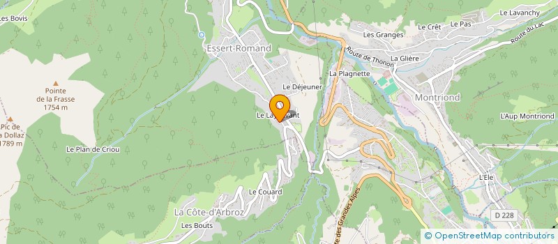 localisation de l'entreprise SCI MARK à MORZINE