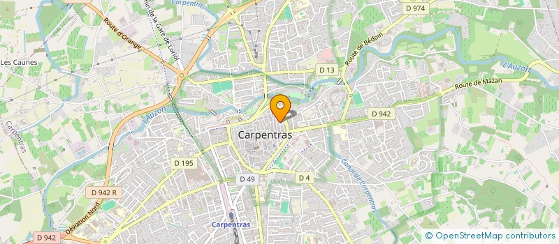 localisation de l'entreprise SCI MARKA PROMOTION  CARPENTRAS