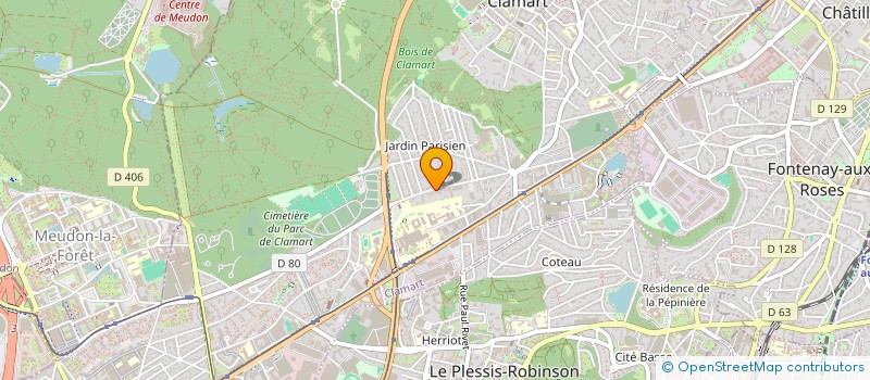 localisation de l'entreprise SCI MARKINE  CLAMART