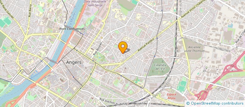 localisation de l'entreprise SCI MARKO LEVI 11 à ANGERS