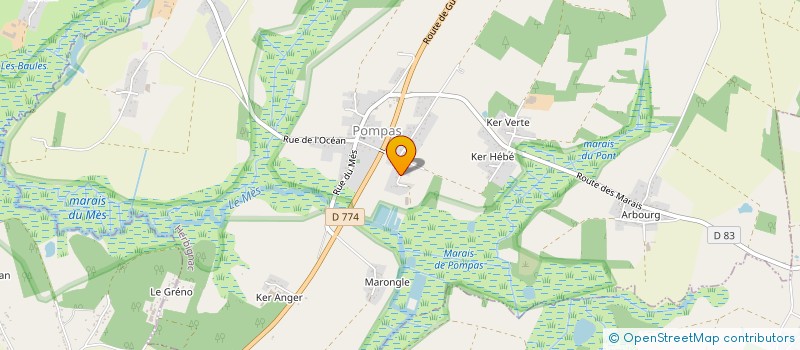 localisation de l'entreprise SCI MARKY à HERBIGNAC