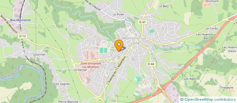 localisation de l'entreprise SCI MARL  MONISTROL-SUR-LOIRE