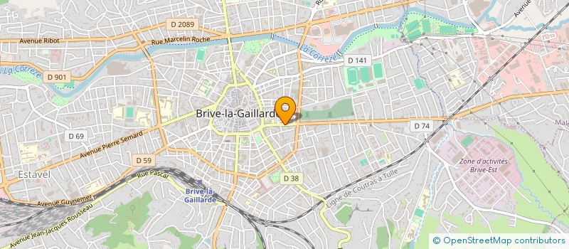 localisation de l'entreprise SCI MARL UDA  BRIVE-LA-GAILLARDE