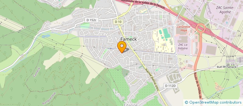 localisation de l'entreprise SCI MARLA  FAMECK