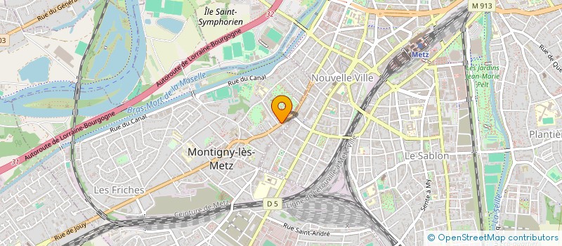 localisation de l'entreprise SCI MARLA à MONTIGNY-LES-METZ