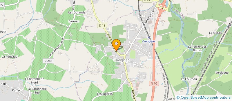 localisation de l'entreprise SCI MARLACCA à CAVIGNAC