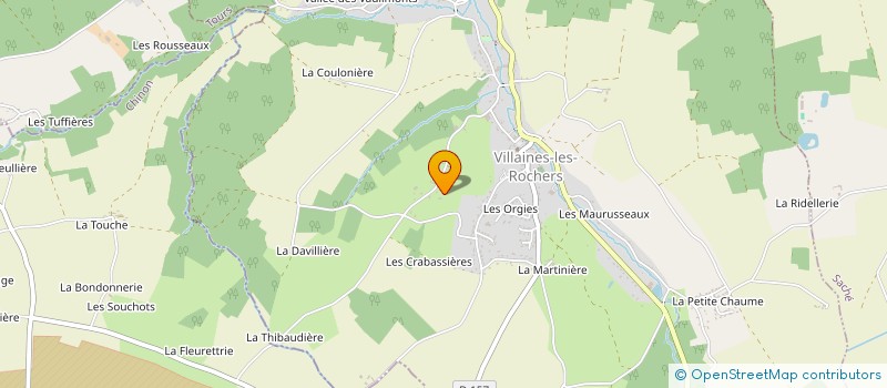 localisation de l'entreprise SCI MARLAIN  VILLAINES-LES-ROCHERS