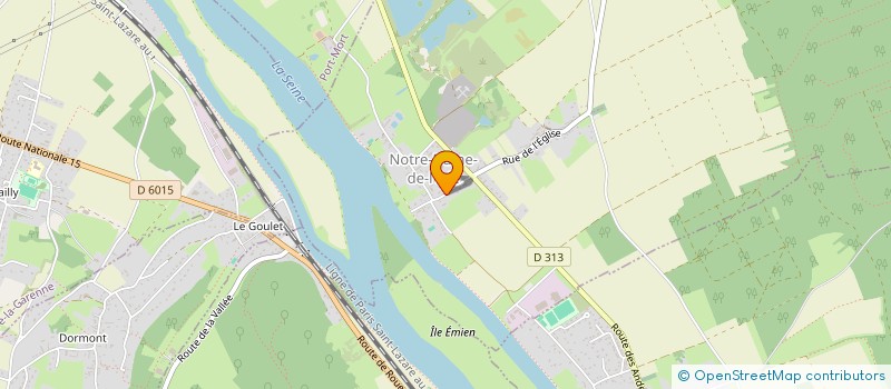 localisation de l'entreprise SCI MARLAIN  NOTRE-DAME-DE-L'ISLE