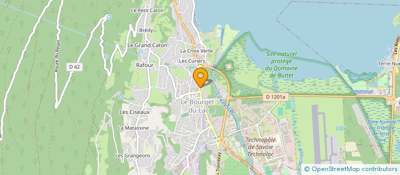 localisation de l'entreprise SCI MARLAIN  LE BOURGET-DU-LAC