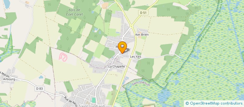 localisation de l'entreprise SCI MARLAIS à HERBIGNAC