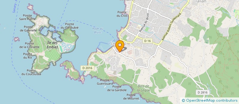 localisation de l'entreprise SCI MARLAND à SIX-FOURS-LES-PLAGES