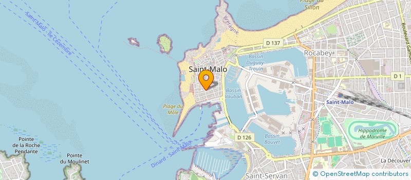 localisation de l'entreprise SCI MARLAND IMMO  SAINT-MALO