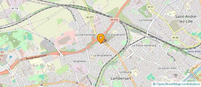 localisation de l'entreprise SCI MARLAU à LAMBERSART