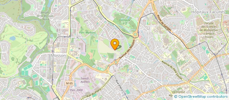localisation de l'entreprise SCI MARLAU à MONTPELLIER