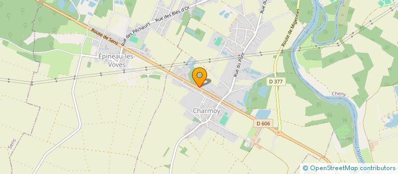 localisation de l'entreprise SCI MARLAU  CHARMOY