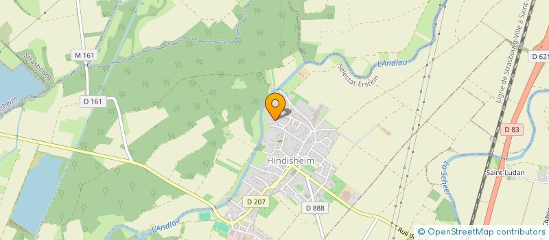 localisation de l'entreprise SCI MARLAU  HINDISHEIM
