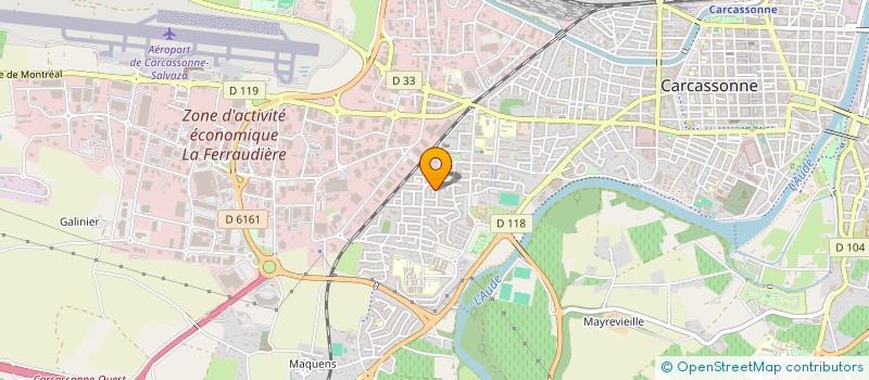 localisation de l'entreprise SCI MARLE ANNE SERVICES à CARCASSONNE