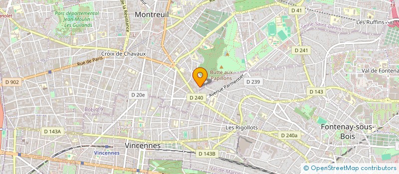 localisation de l'entreprise SCI MARLEIA à MONTREUIL