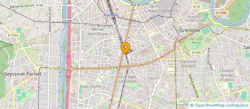 localisation de l'entreprise SCI MARLEJAN à GRENOBLE