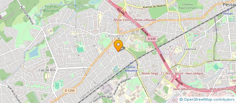 localisation de l'entreprise SCI MARLENE F à PESSAC