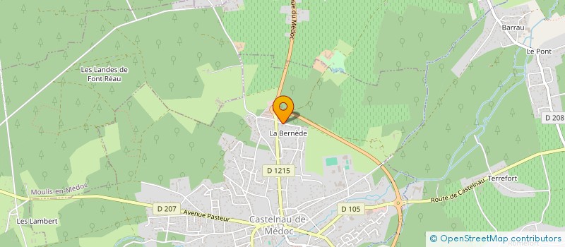 localisation de l'entreprise SCI MARLERO  CASTELNAU-DE-MEDOC