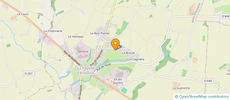 localisation de l'entreprise SCI MARLES à JUVIGNY VAL D'ANDAINE
