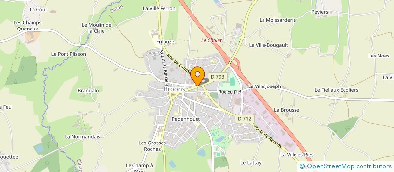 localisation de l'entreprise SCI MARLET  BROONS