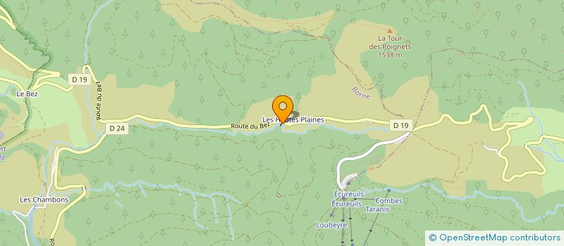 localisation de l'entreprise SCI MARLET PEREZ  BORNE