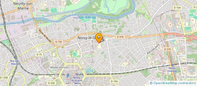 localisation de l'entreprise SCI MARLEY à NOISY-LE-GRAND