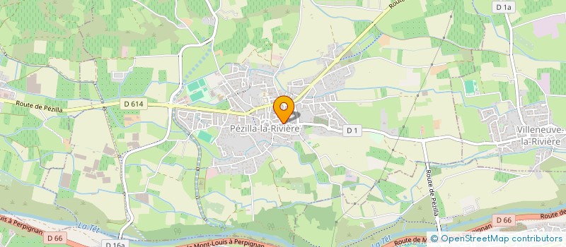 localisation de l'entreprise SCI MARLEY  PEZILLA-LA-RIVIERE