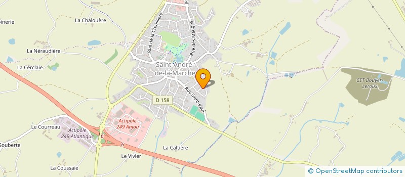 localisation de l'entreprise SCI MARLGUIL à SEVREMOINE