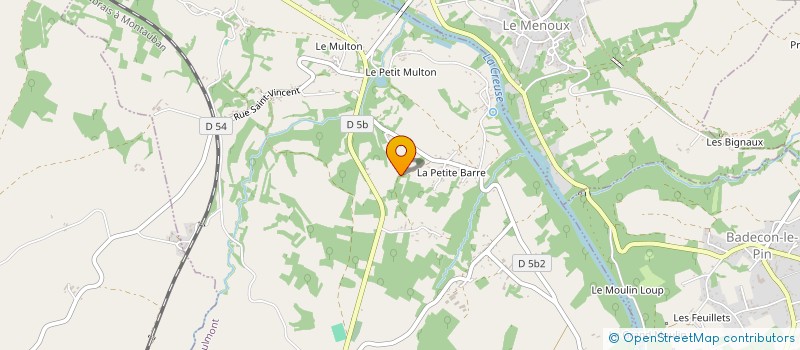 localisation de l'entreprise SCI MARLI à CEAULMONT