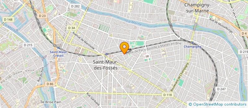 localisation de l'entreprise SCI MARLI à SAINT-MAUR-DES-FOSSES