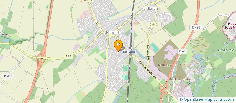 localisation de l'entreprise SCI MARLI  BOLLWILLER