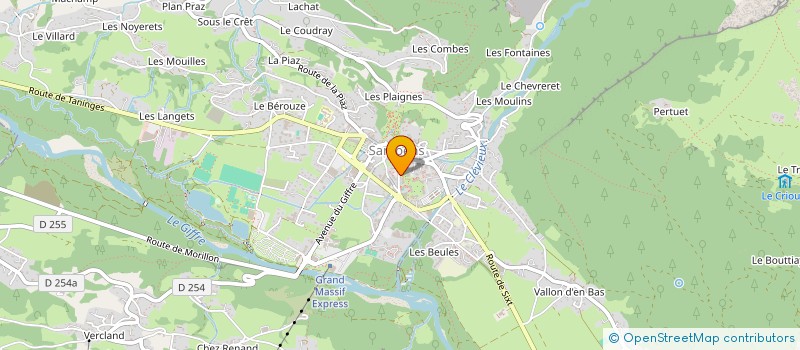 localisation de l'entreprise SCI MARLI EN GIFFRE  SAMOENS