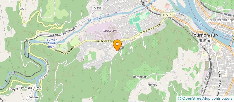 localisation de l'entreprise SCI MARLIAC & CIE à TOURNON-SUR-RHONE