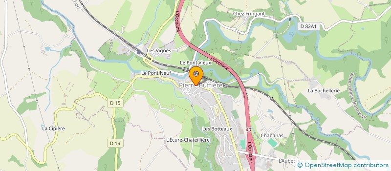 localisation de l'entreprise SCI MARLICE  PIERRE-BUFFIERE