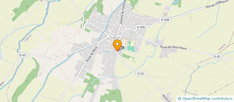 localisation de l'entreprise SCI MARLIE PATRIMOINE à LHERM