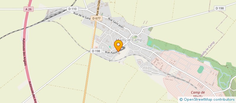 localisation de l'entreprise SCI MARLIER  MAILLY-LE-CAMP