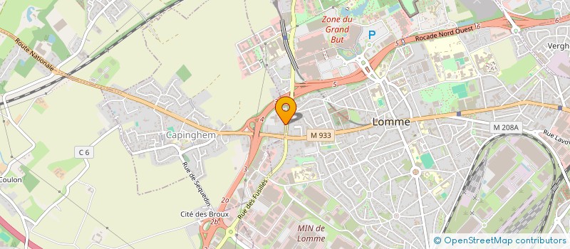 localisation de l'entreprise SCI MARLIER FAMILY  CAPINGHEM