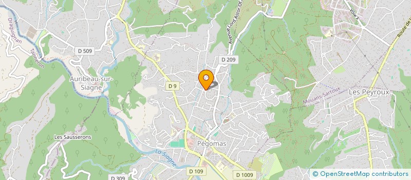 localisation de l'entreprise SCI MARLINA  PEGOMAS