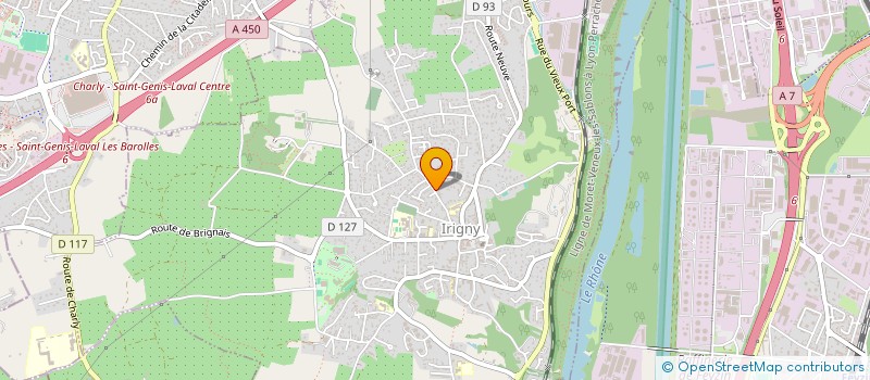 localisation de l'entreprise SCI MARLINE  IRIGNY